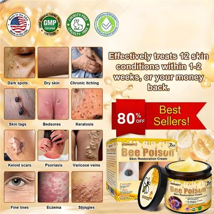 LOVILDS™ 🐝Bee Poison Skin Restoration Cream 🐝（🔥LAST DAY SALE-80% OFF)🥇👩‍⚕️ (Cópia)