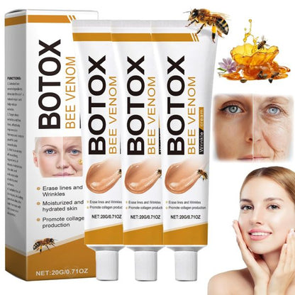 Creme para tratamento instantâneo de rugas com veneno de abelha e botox