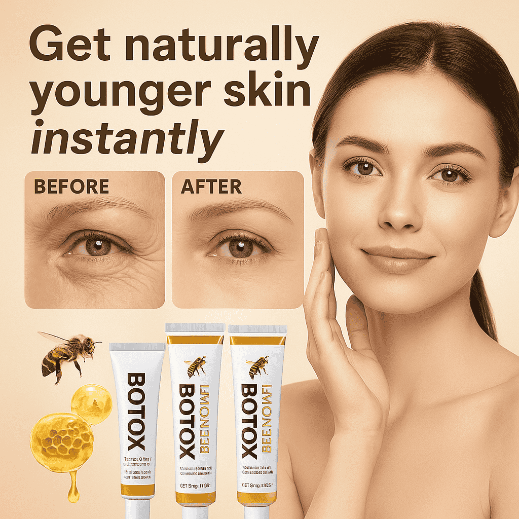 Creme para tratamento instantâneo de rugas com veneno de abelha e botox